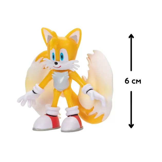 Игровая фигурка с артикуляцией SONIC THE HEDGEHOG - Модерн Тэйлз 6 cm