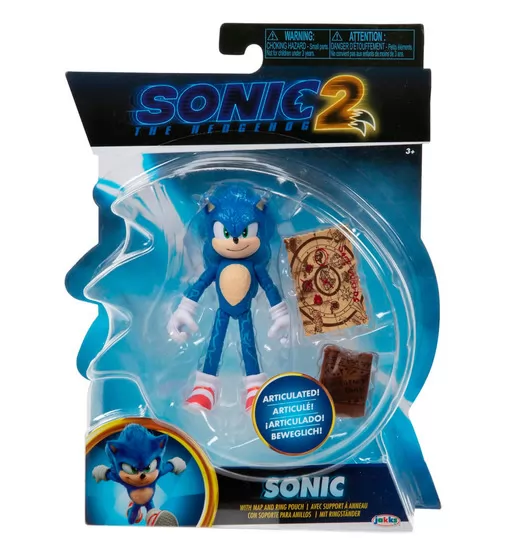 Игровая фигурка с артикуляцией SONIC THE HEDGEHOG 2 W2 - Соник 10 cm - 41495i_1.jpg - № 1