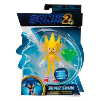 Игровая фигурка с артикуляцией SONIC THE HEDGEHOG 2 W2 - Соник с изумрудом 10 cm