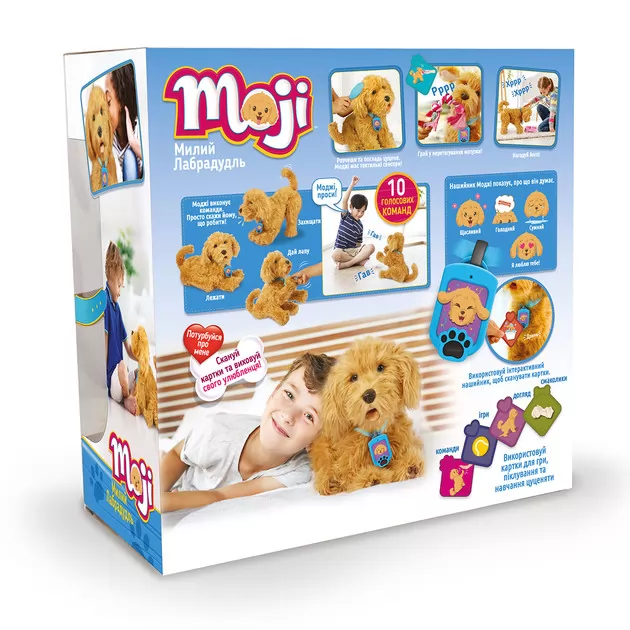 Интерактивная игрушка – Лабрадудель Moji (укр. - анг.)