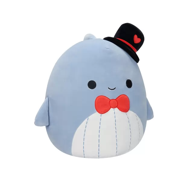 Мягкая игрушка Squishmallows – Синий кит Самир (13 cm)
