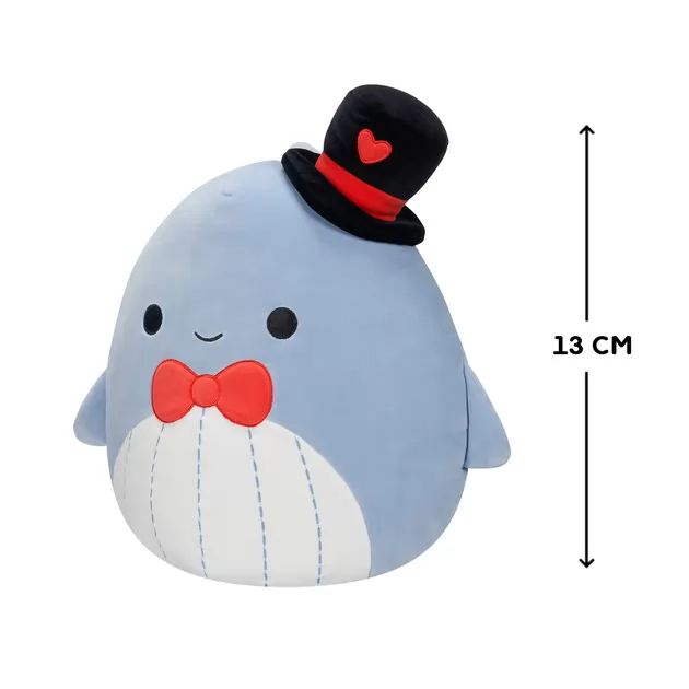 Мягкая игрушка Squishmallows – Синий кит Самир (13 cm)