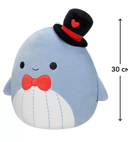 Мягкая игрушка Squishmallows – Синий кит Самир (30 cm) - SQVA00873_2.jpg - № 2