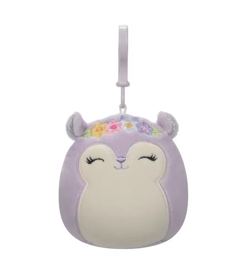 Мягкая игрушка на клипсе Squishmallows - Белка Сидни (9 cm) - SQCP00180_1.jpg - № 1