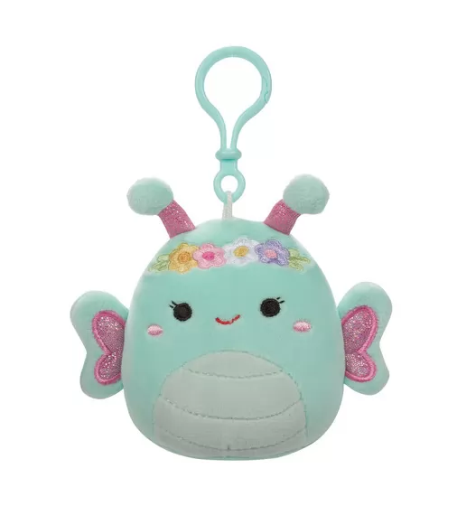 Мягкая игрушка на клипсе Squishmallows- Бабочка Рейна (9 cm) - SQCP00181_1.jpg - № 1