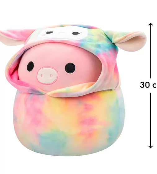 Мягкая игрушка Squishmallows - Поросенок Питер (30 cm, в одежде) - SQER00931_2.jpg - № 2