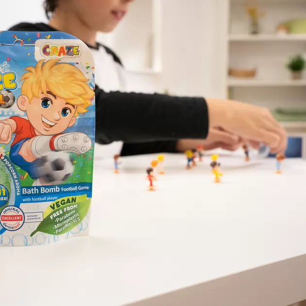 Ароматная бомбочка для ванны с игрушкой Inkee - Футбол