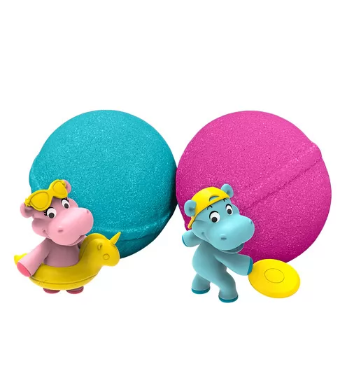Ароматная бомбочка для ванны с игрушкой Inkee - Бегемотики - 43417_3.jpg - № 3