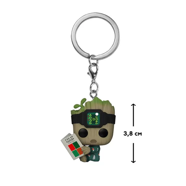 Игровая фигурка на клипсе Funko Pop! - Грут с книгой