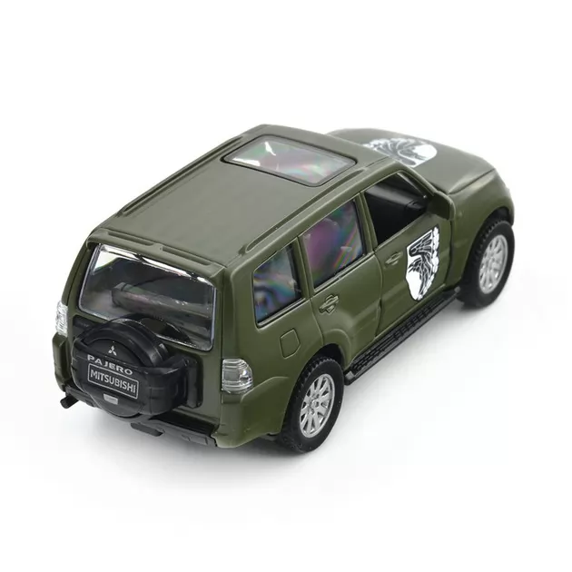 Автомодель серии Шевроны Героев - Mitsubishi Pajero 4WD Tubro - 93 ОМБр""
