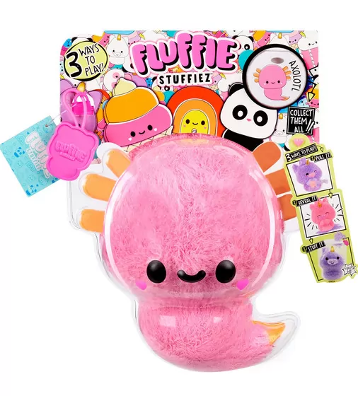 Мягкая игрушка-антистресс Fluffie Stuffiez - Аксолотль - 593447-6_1.jpg - № 1