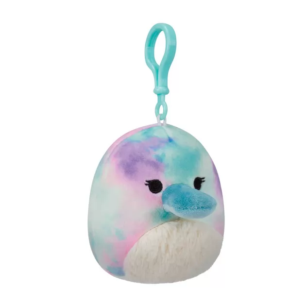 Мягкая игрушка на клипсе Squishmallows – Утконос Бриндал (9 cm)