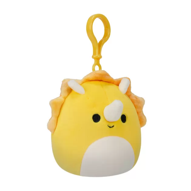 Мягкая игрушка на клипсе Squishmallows – Трицератопс (9 cm)