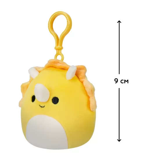 Мягкая игрушка на клипсе Squishmallows – Трицератопс (9 cm) - SQCP00216_2.jpg - № 2