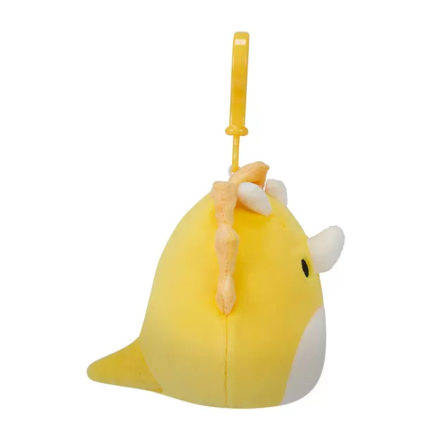 Мягкая игрушка на клипсе Squishmallows – Трицератопс (9 cm)