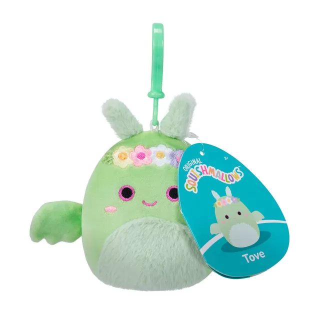 Мягкая игрушка на клипсе Squishmallows – Дракон Тов (9 cm)