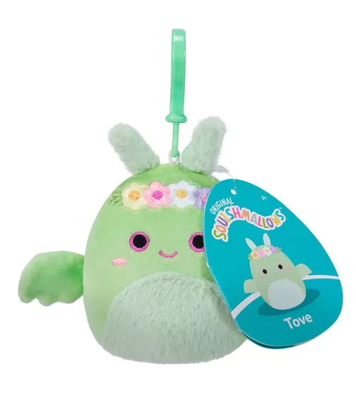 Мягкая игрушка на клипсе Squishmallows – Дракон Тов (9 cm) - SQCP00217_7.jpg - № 7