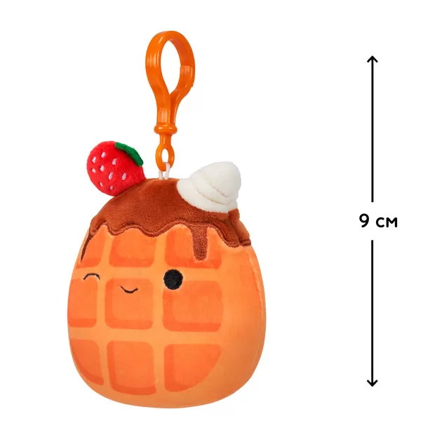 Мягкая игрушка на клипсе Squishmallows– Вафелька Вивер (9cm)