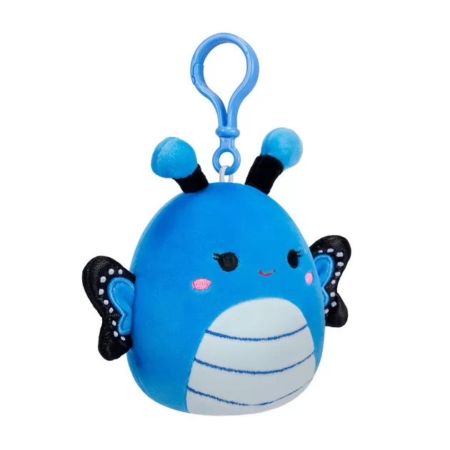 Мягкая игрушка на клипсе Squishmallows– Бабочка Вейверли (9cm)
