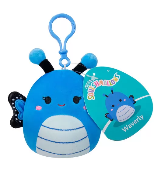 Мягкая игрушка на клипсе Squishmallows– Бабочка Вейверли (9cm) - SQCP00220_7.jpg - № 7