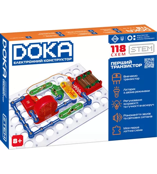 Конструктор электронный Doka 118 схем"" - D70701_1.jpg - № 1