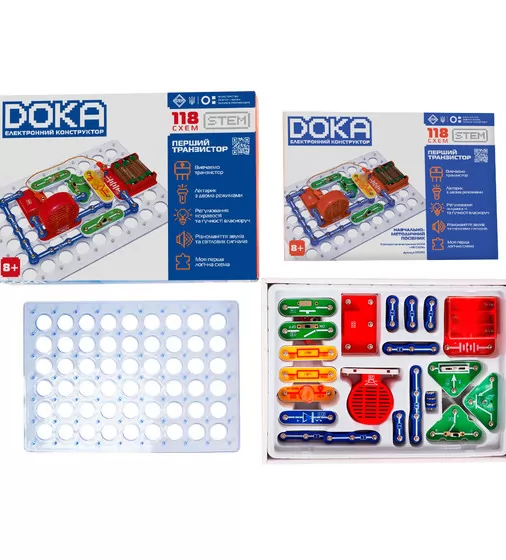 Конструктор электронный Doka 118 схем"" - D70701_4.jpg - № 4
