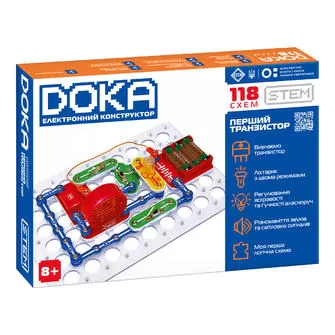Конструктор электронный Doka 118 схем