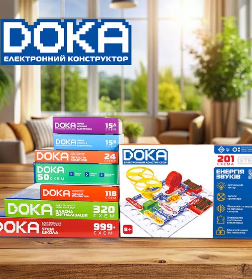 Конструктор электронный Doka  201 схема"" - D70706_8.jpg - № 8