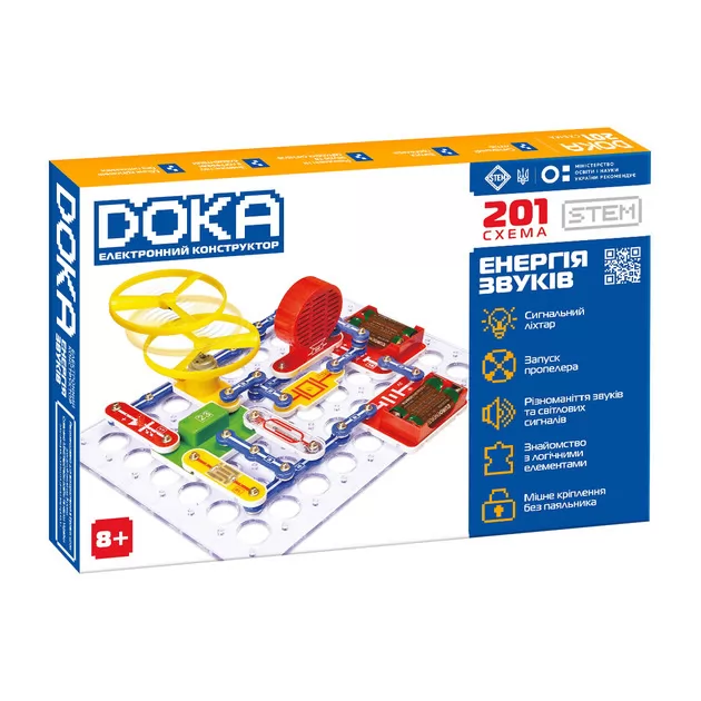 Конструктор электронный Doka  201 схема""