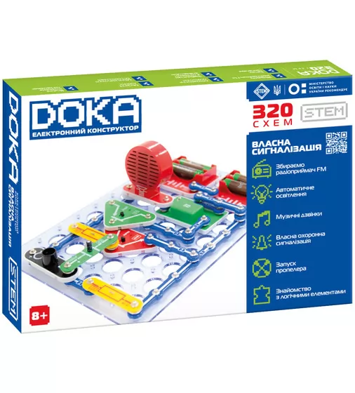 Конструктор электронный Doka  320 схем"" - D70707_1.jpg - № 1