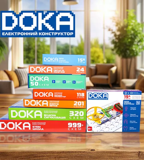 Конструктор электронный Doka Первые шаги в электронике (А)"" - D70709_8.jpg - № 8