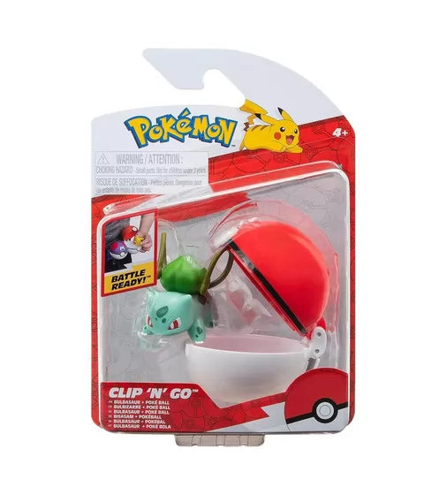 Игровой набор Pokemon W15 - Бульбазавр в покеболе - PKW3142_1.jpg - № 1