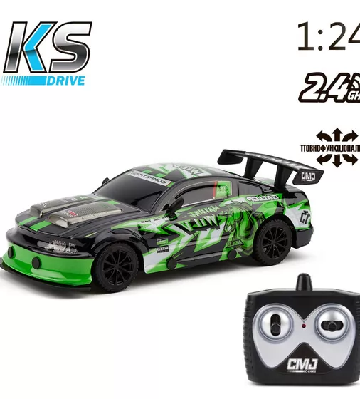 Автомобиль KS Drive на р/у - Road Rebels (1:24, зеленый) - 18599OB_7.jpg - № 7