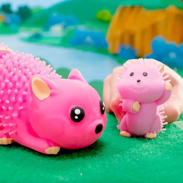 Дисплей стретч-игрушек в виде животного серии «Softy friends» – Милая семья (12 шт.)