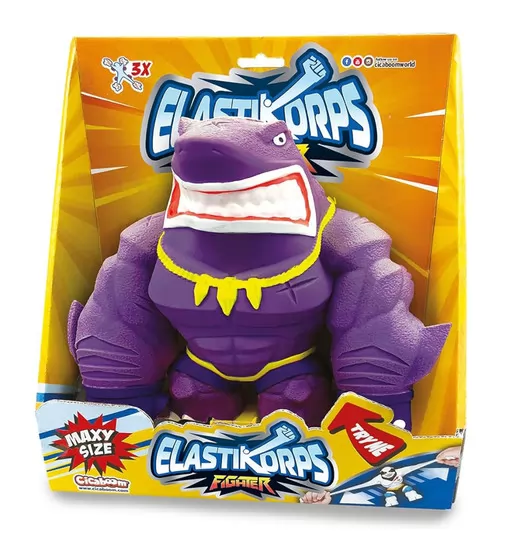 Стретч-игрушка Elastikorps серии Maxy Fighter – Акула Финни - MShark-PURPLE_1.jpg - № 1