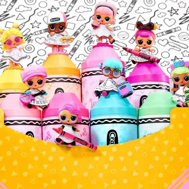 Игровой набор с куклой L.O.L. Surprise! серии Crayola" – Цветнашки"