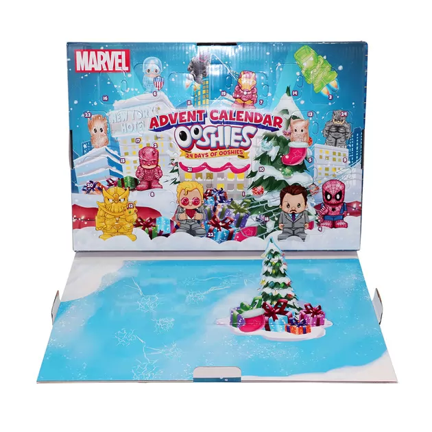 Набор игровых фигурок Oоshies – Адвент-календарь Марвел