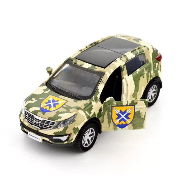 Автомодель серии Шевроны Героев - Kia Sportage R - 56 ОМПБр""