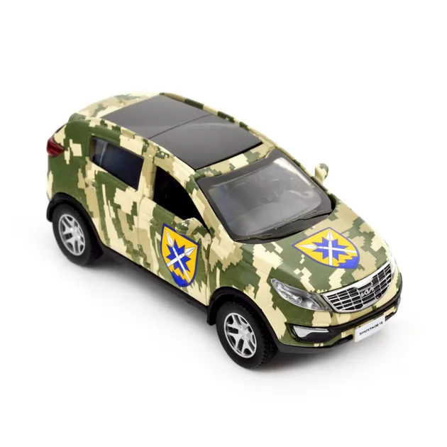 Автомодель серии Шевроны Героев - Kia Sportage R - 56 ОМПБр""