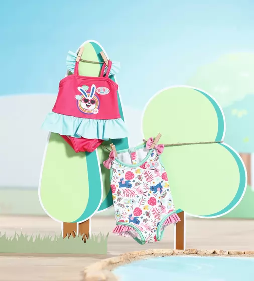 Одежда для куклы BABY Born - Стильный купальник (43 cm) - 833636-1_8.jpg - № 8