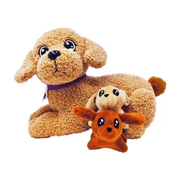 Мягкая игрушка серии Big Dog" – Мама пудель с сюрпризом"