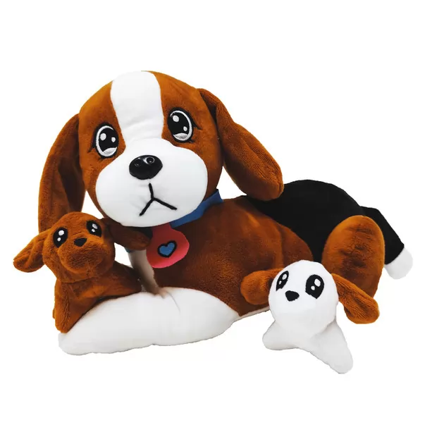 Мягкая игрушка серии Big Dog" – Мама бигль с сюрпризом"