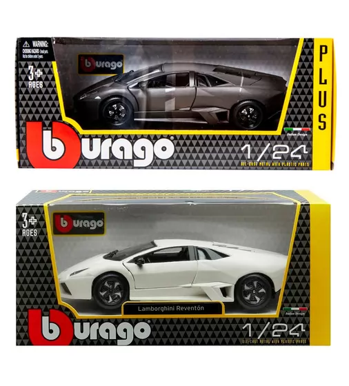Автомодель - Lamborghini Reventon (ассорти матовый белый, серый металлик 1:24) - 18-21041_12.jpg - № 12