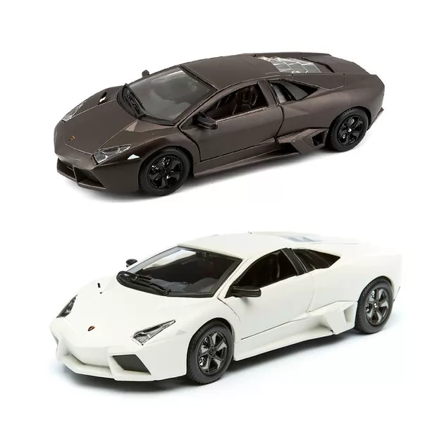 Автомодель - Lamborghini Reventon (ассорти матовый белый, серый металлик 1:24)