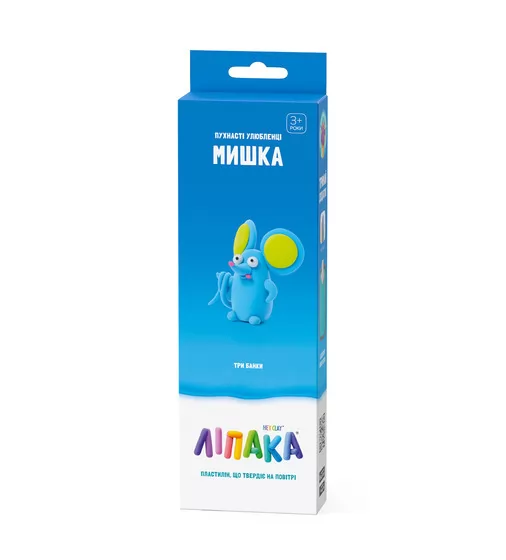 Набор пластилина Липака – Пушистые любимцы: Мышка - 30116-UA01_1.jpg - № 1