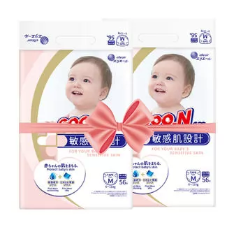 Подгузники Goo.N Plus для детей (размер 3(M), 6-11 кг, 112 шт)