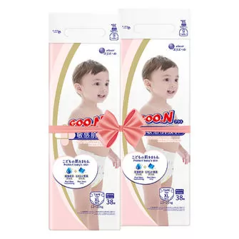Подгузники Goo.N Plus для детей (размер 5(XL), 12-20 кг, 76 шт)