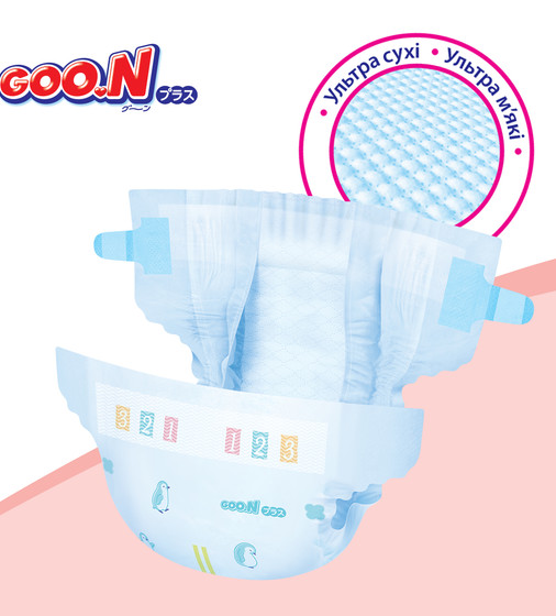 Подгузники Goo.N Plus для детей (размер 5(XL), 12-20 кг, 76 шт) - 21000630-2_7.jpg - № 7