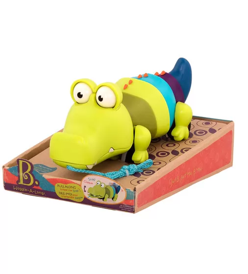 Игрушка-Каталка На Веревочке - Крокодил Клац-Клаус - BX1674Z_6.jpg - № 6
