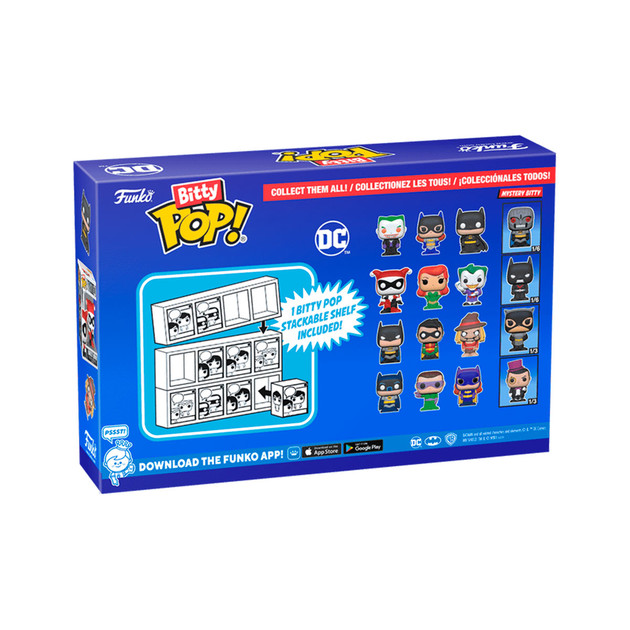 Набор игровых фигурок Bitty Pop! серии DC (4 фигурки асс.)